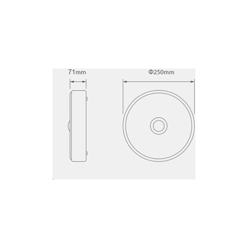 Yeelight - LED Plafon z czujnikiem LED/10W/230V