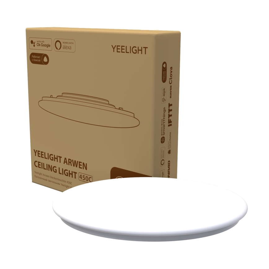 Yeelight - LED RGB Ściemnialne oświetlenie łazienkowe ARWEN 450C LED/50W/230V IP50 CRI 90 + pilot zdalnego sterowania Wi-Fi/BT