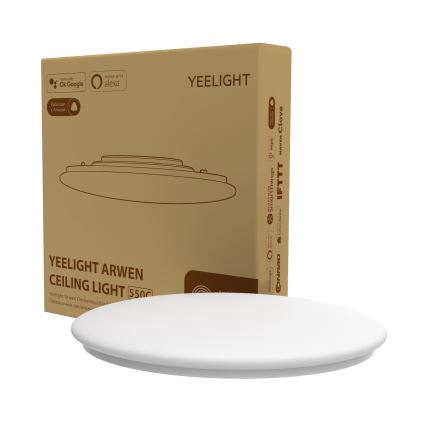 Yeelight - LED RGB Ściemnialne oświetlenie łazienkowe ARWEN 550C LED/50W/230V IP50 CRI 90 + pilot zdalnego sterowania Wi-Fi/BT