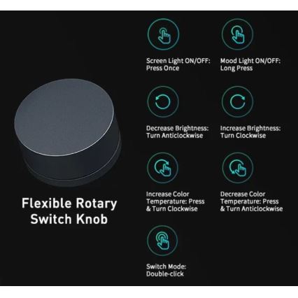 Yeelight - LED RGB Ściemniane oświetlenie menitora LED/10W/230V IP50 CRI95