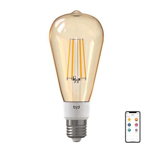 Yeelight - LED Ściemnialna żarówka FILAMENT ST64 E27/6W/230V 2700K