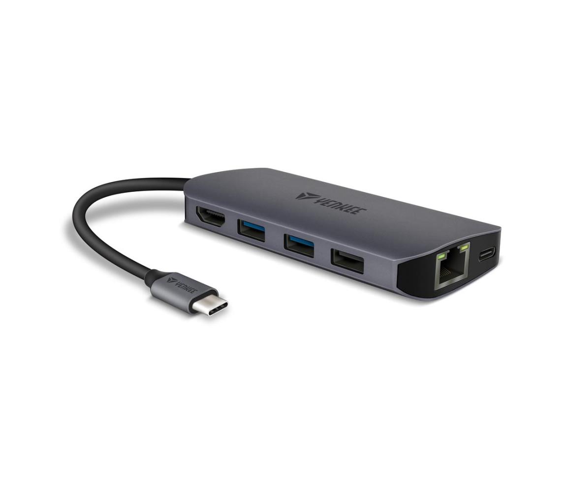 Yenkee - Adapter wieloportowy 8w1 USB typu C