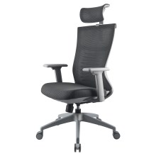 Yenkee - Krzesło biurowe czarno/szare