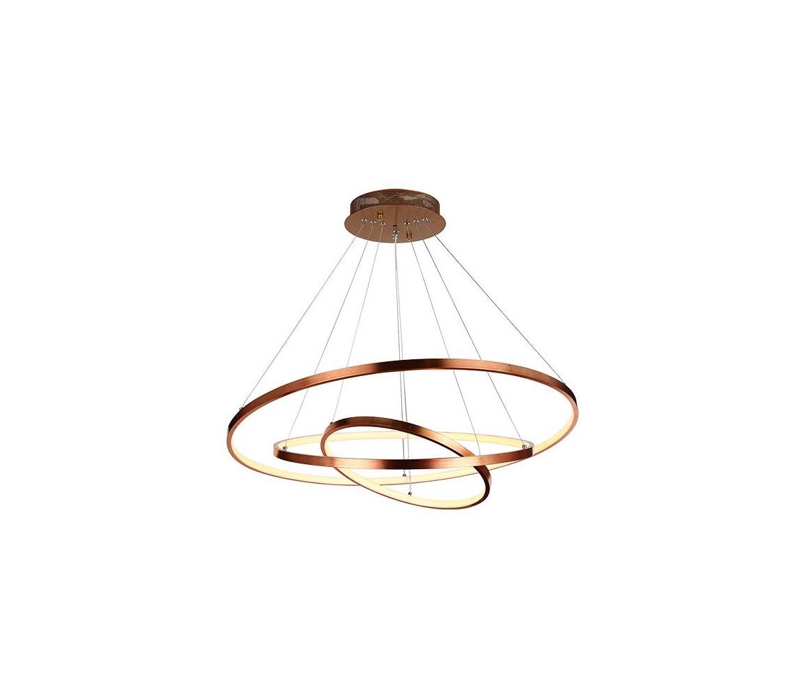Zam 180031-D - LED Żyrandol ściemnialny na lince LED/135W/230V miedź