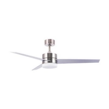 Zambelis 19134 - Wentylator sufitowy LED LED/15W/230V 3000/4000/6000K matowy chrom + pilot zdalnego sterowania