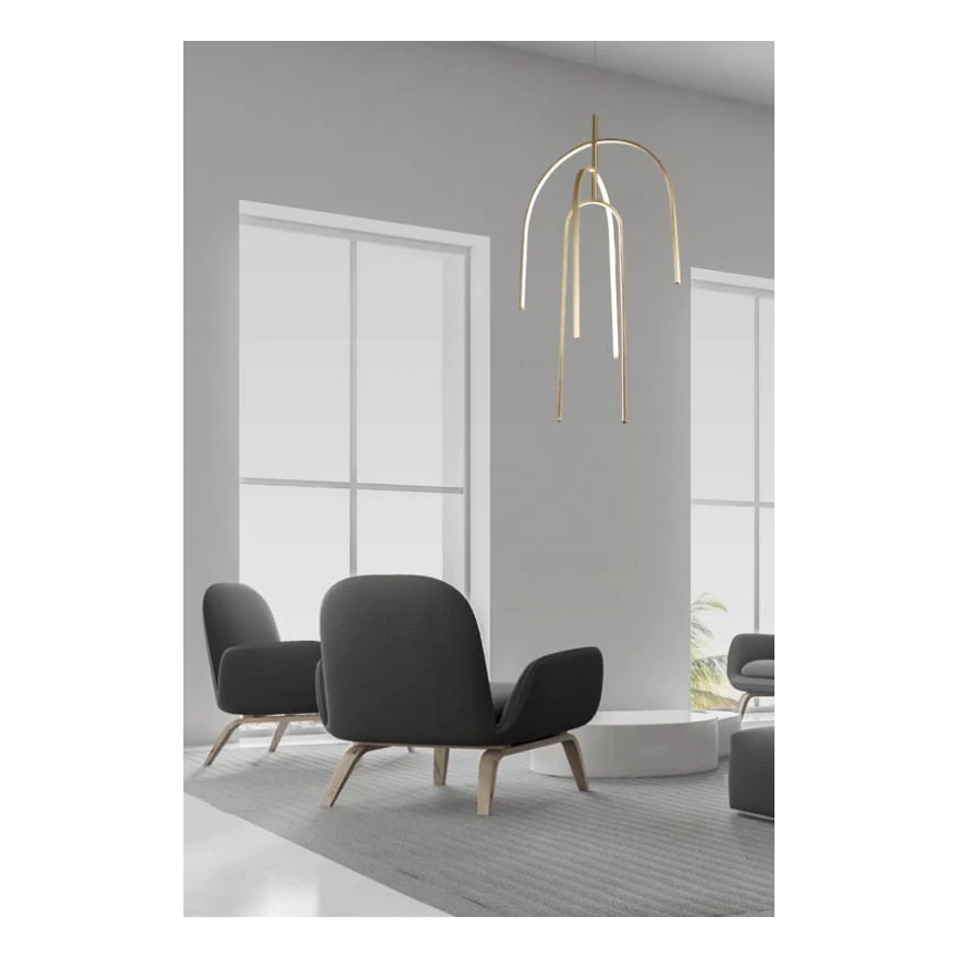 Zambelis 1931 - LED Żyrandol ściemnialny na lince LED/80W/230V złoty