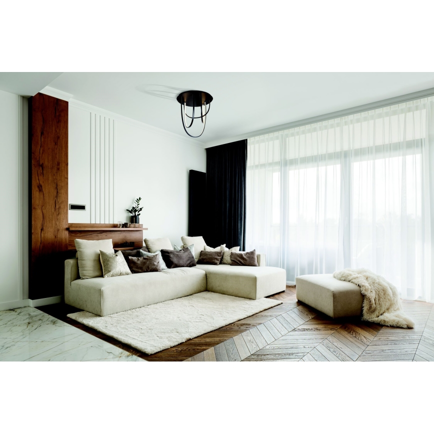 Zambelis 1951 - LED regulowany sufitowy żyrandol LED/80W/230V czarny