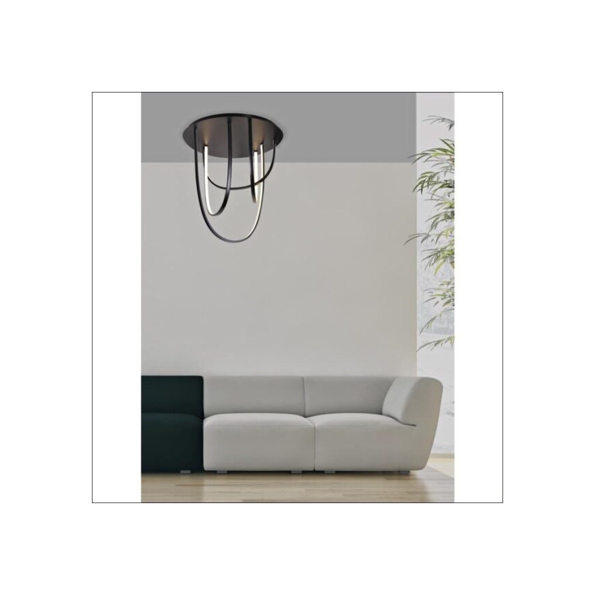 Zambelis 1951 - LED Ściemnialny żyrandol natynkowy LED/80W/230V czarne