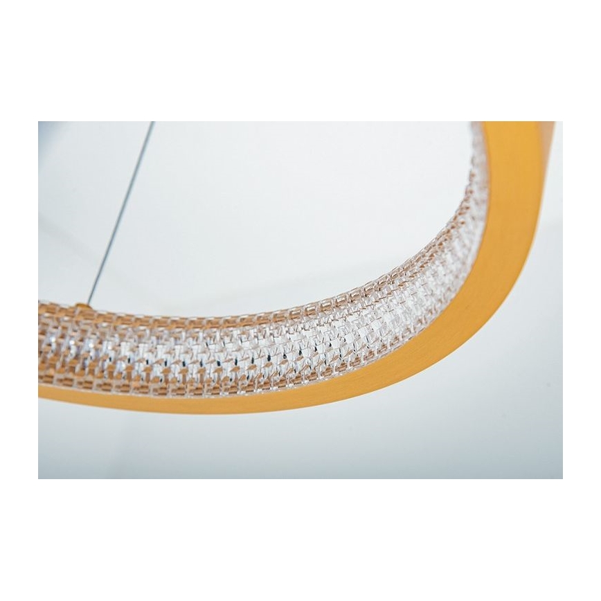 Zambelis 2006 - LED Żyrandol ściemnialny na lince LED/36W/230V złoty