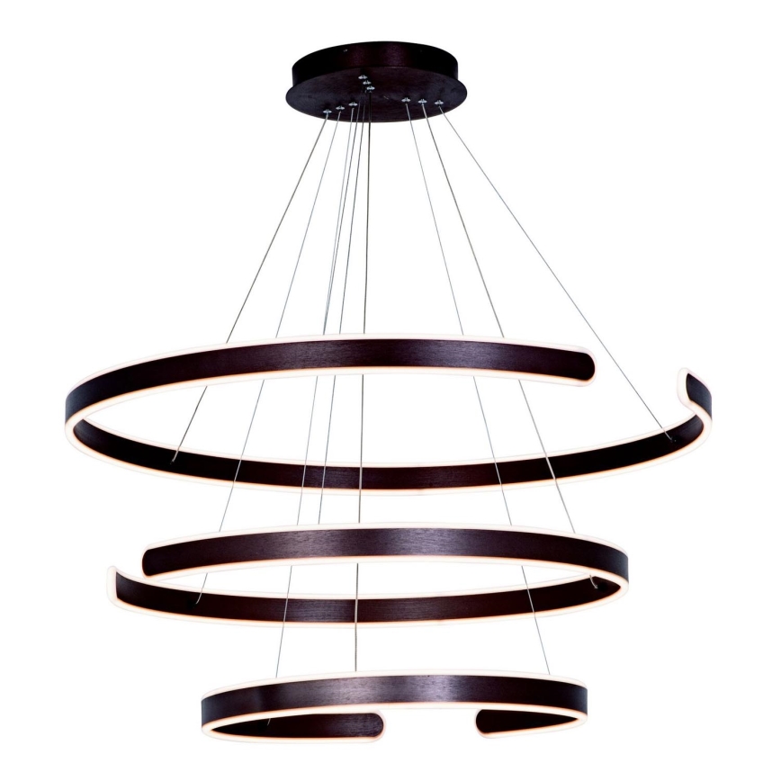 Zambelis 2015 - Regulowany żyrandol LED na linkę LED/120W/230V brązowy