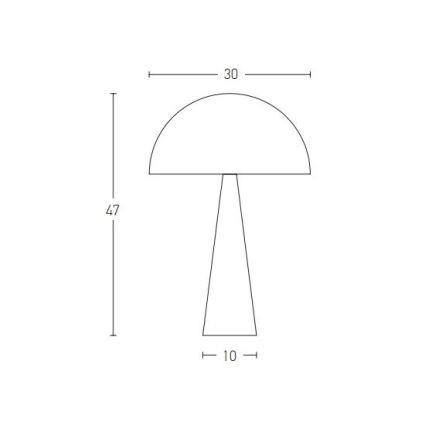 Zambelis 20211 - Lampa stołowa 1xE27/25W/230V złoty