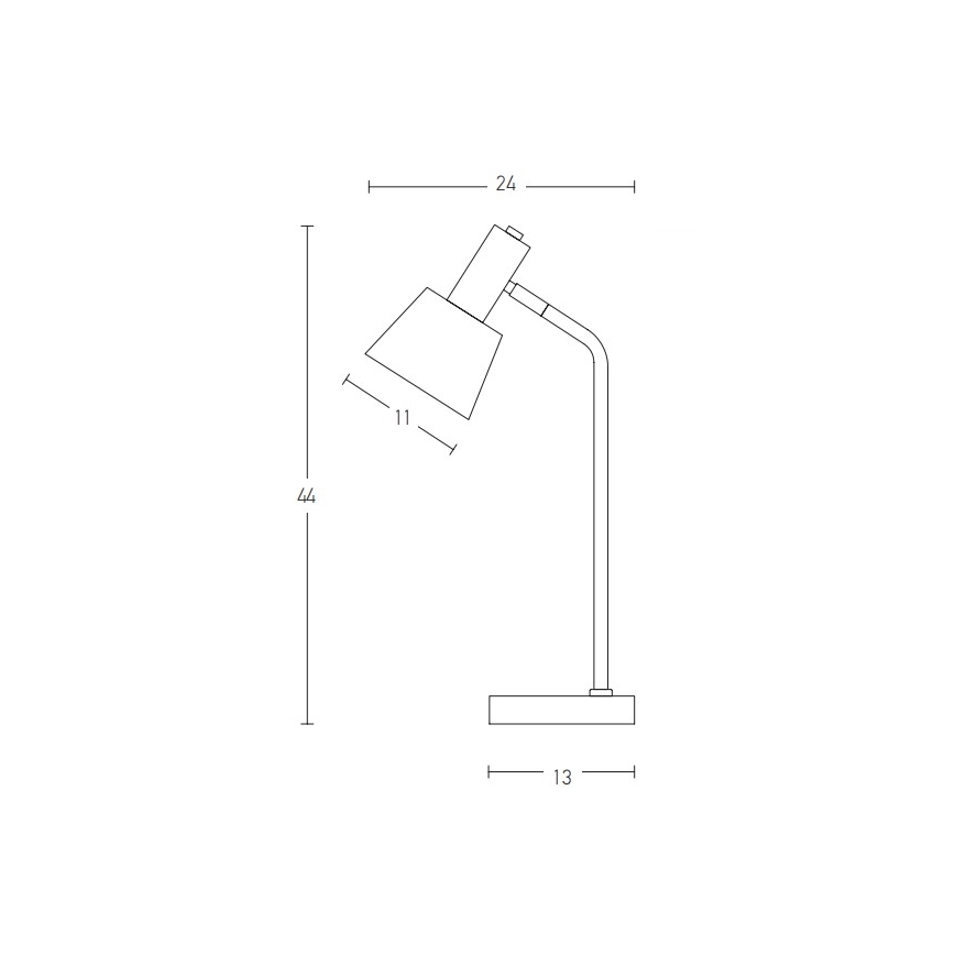 Zambelis 20221 - Lampa stołowa 1xE14/25W/230V białe