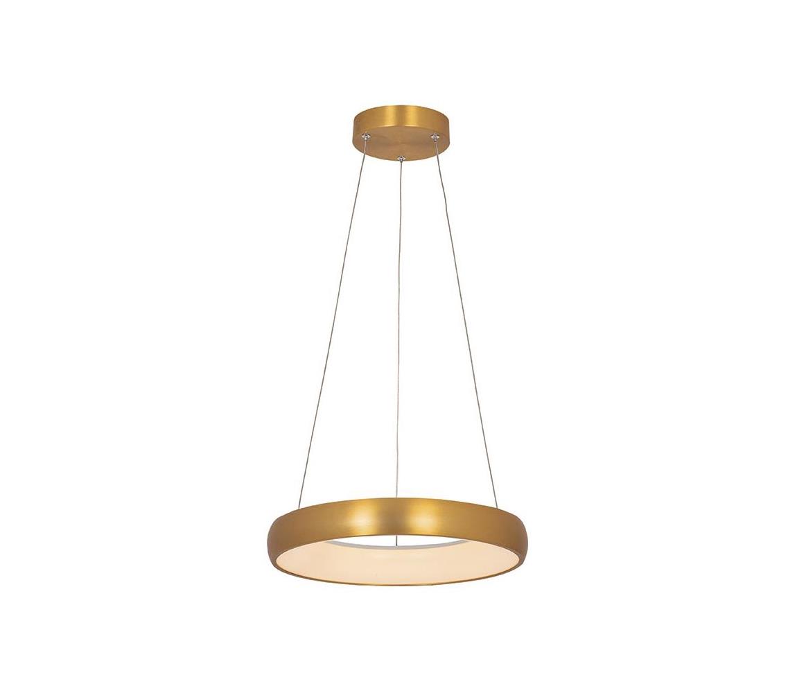 Zam 2046 - LED Żyrandol ściemnialny na lince LED/30W/230V śr. 40 cm złoty