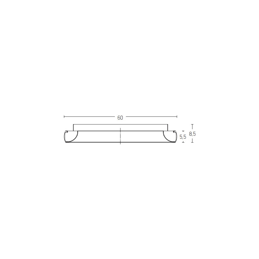 Zambelis 2048 - LED Plafon ściemnialny LED/50W/230V śr. 60 cm czarne