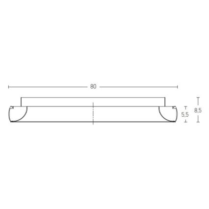 Zambelis 2056 - LED Plafon ściemnialny LED/60W/230V śr. 80 cm czarne