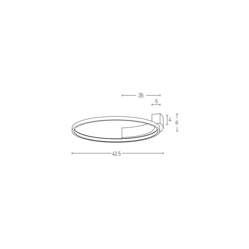 Zambelis 2075 - LED Kinkiet LED/25W/230V śr. 42,5 cm białe