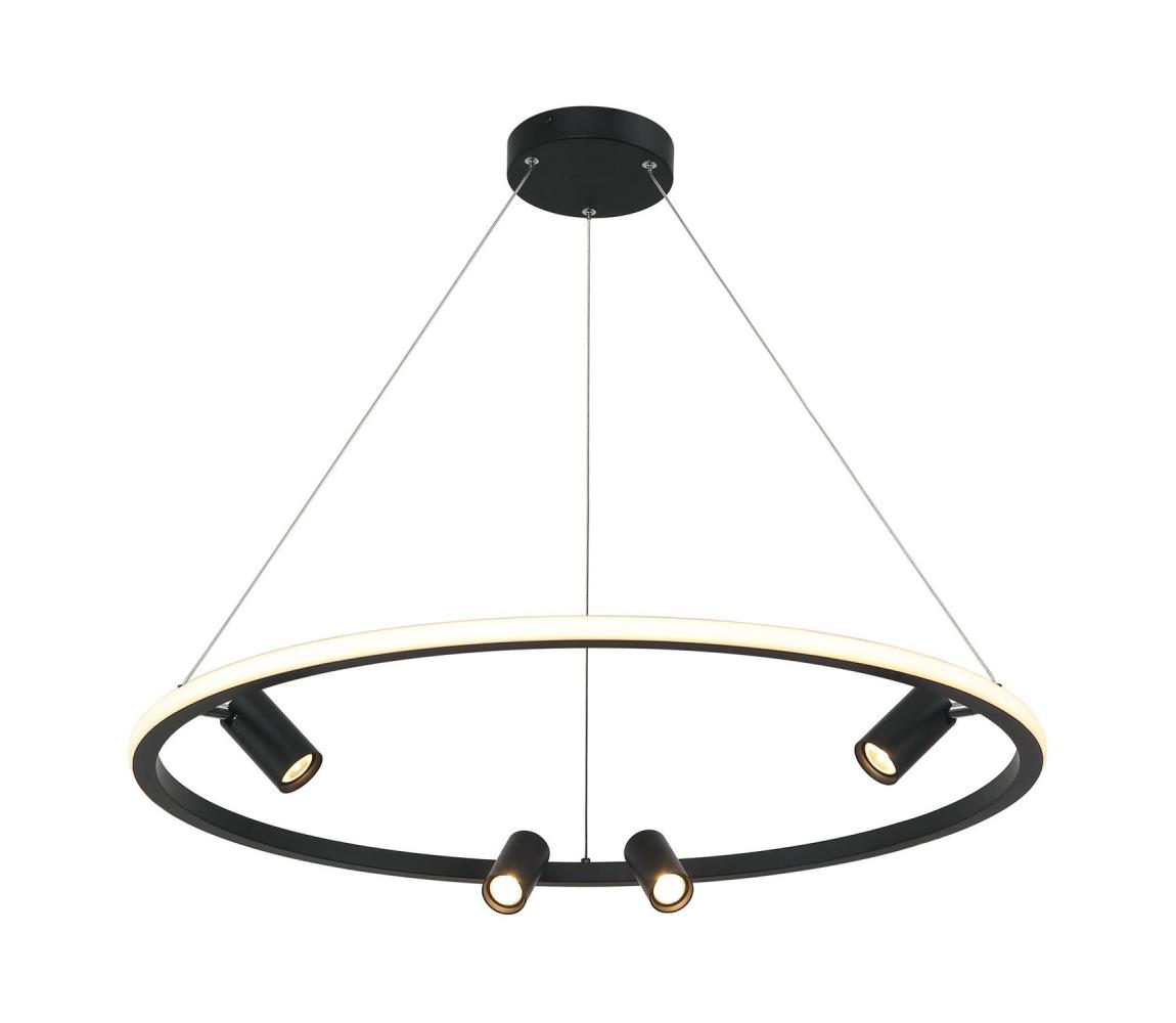 Zam 22013 - LED Żyrandol ściemnialny na lince LED/59W/230V śr. 79 cm czarne