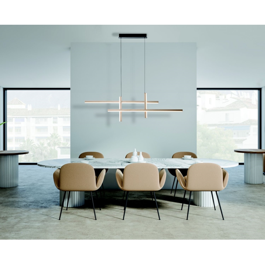 Zambelis 22022 - LED Żyrandol ściemnialny na lince LED/41W/230V złoty