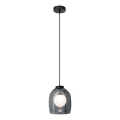 Zambelis 22051 - Żyrandol na lince 1xG9/5W/230V śr. 18 cm czarny