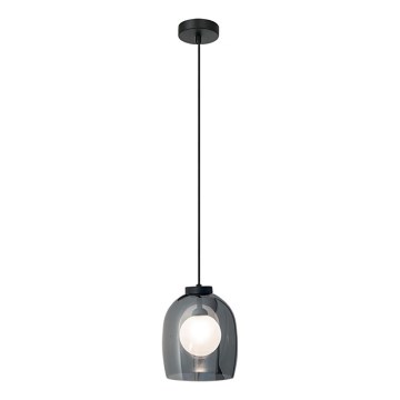 Zambelis 22051 - Żyrandol na lince 1xG9/5W/230V śr. 18 cm czarny
