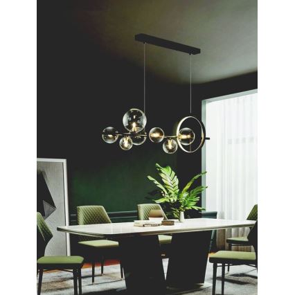 Zambelis 22063 - LED Żyrandol ściemnialny na lince LED/14W + 7xG9/7W/230V