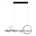 Zambelis 22063 - Regulowany żyrandol LED na linkach LED/14W + 7xG9/7W/230V