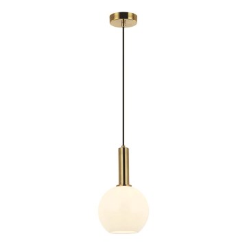 Zambelis 22071 - Żyrandol na lince 1xE27/40W/230V śr. 20 cm złoty