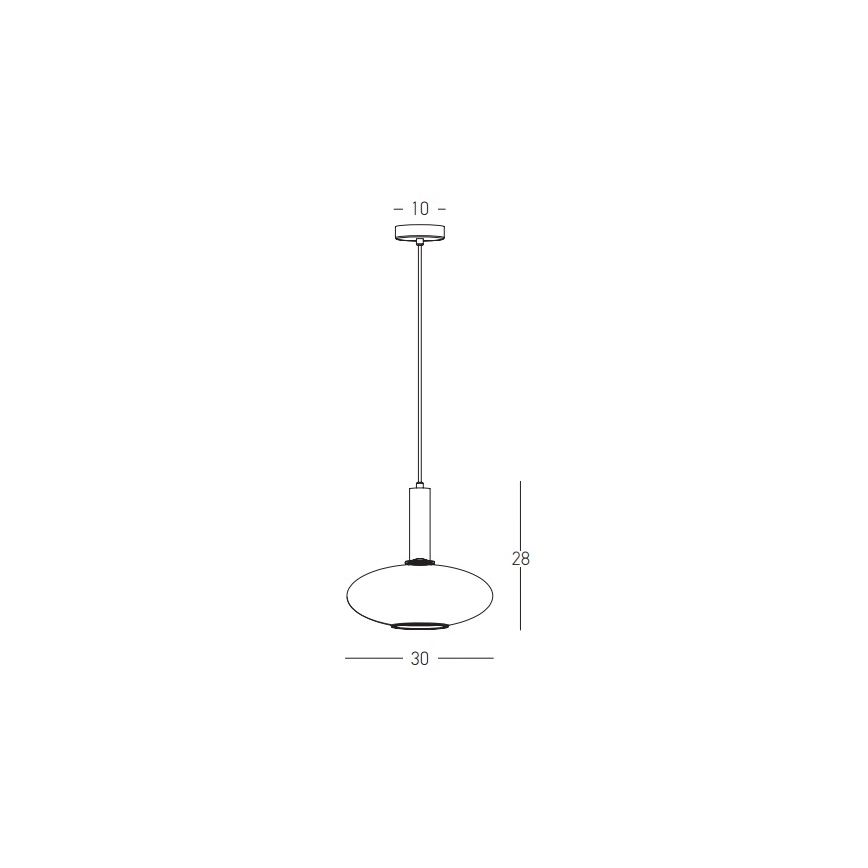 Zambelis 22072 - Żyrandol na lince 1xE27/40W/230V śr. 30 cm złoty