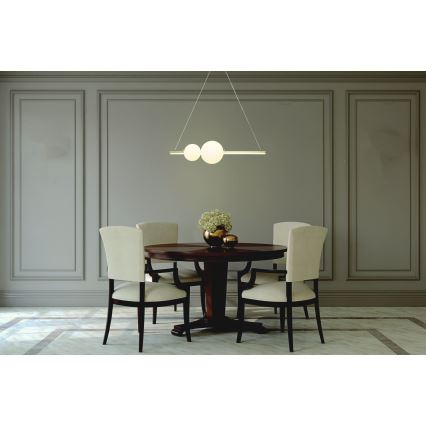 Zambelis 22108 - Regulowany żyrandol LED na linkach LED/11W/230V złoty