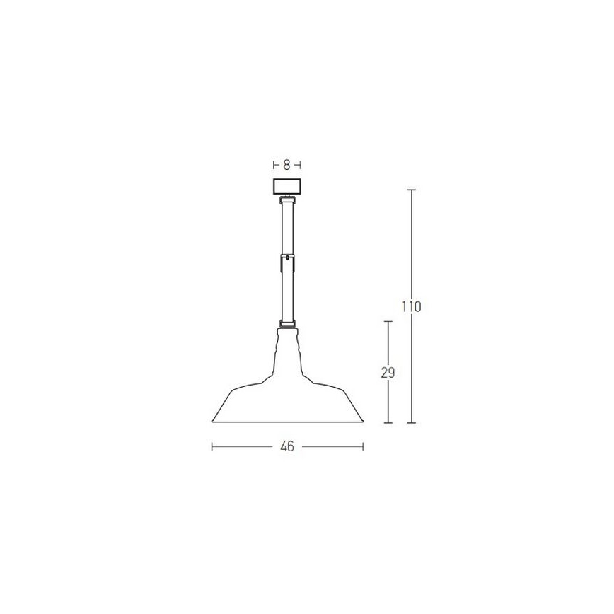 Zambelis 22225 - Żyrandol na lince 1xE27/40W/230V