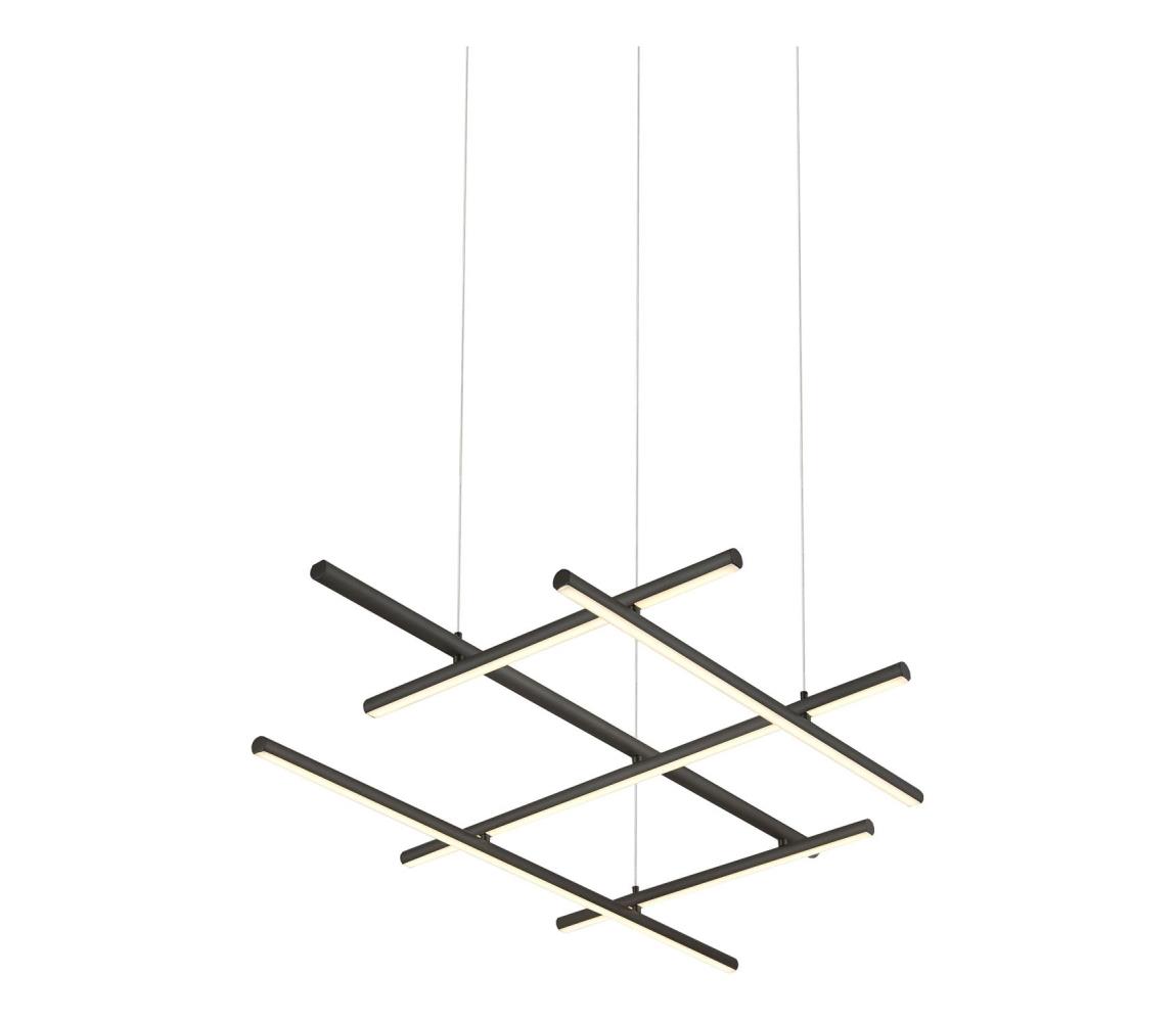 Zam 22245 - LED Żyrandol ściemnialny na lince LED/80W/230V czarne