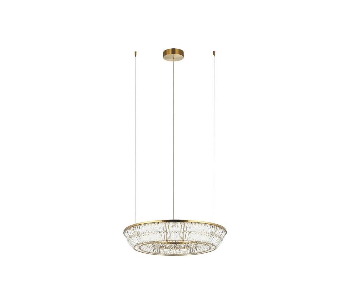 Zam 23048 - LED Żyrandol kryształowy na lince LED/55W/230V 3000K mosiądz