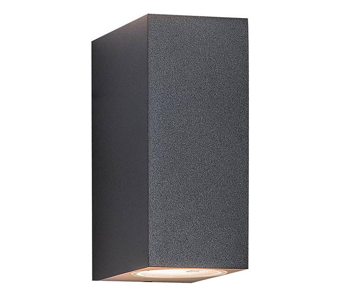 Zam E124 - Kinkiet zewnętrzny 2xGU10/15W/230V IP54 antracyt