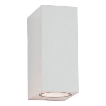 Zambelis E151 - Kinkiet zewnętrzny 2xGU10/15W/230V IP54 biały
