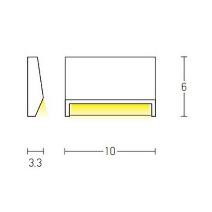 Zambelis E181 - LED Oświetlenie schodowe zewnętrzne LED/1,5W/230V IP54 antracyt