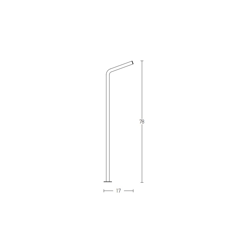 Zambelis E206 - LED Lampa zewnętrzna LED/10W/230V IP54 antracyt