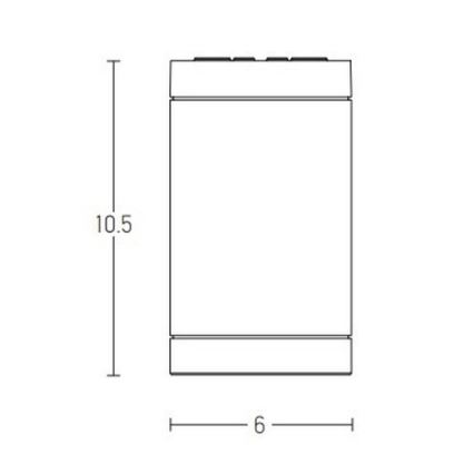 Zambelis E219 - Oświetlenie zewnętrzne punktowe 1xGU10/7W/230V IP54 czarne