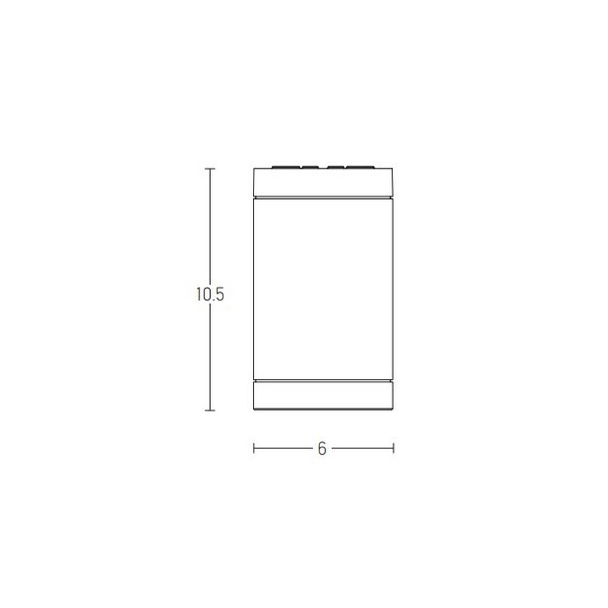 Zambelis E219 - Oświetlenie zewnętrzne punktowe 1xGU10/7W/230V IP54 czarne