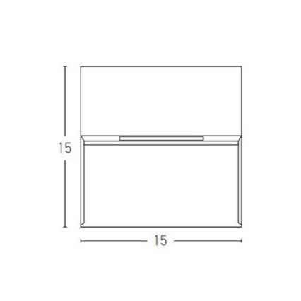 Zambelis E241-G - LED Oświetlenie schodowe zewnętrzne LED/6W/230V IP65 antracyt