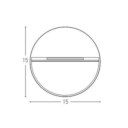 Zambelis E242-G - LED Oświetlenie schodowe zewnętrzne LED/6W/230V IP65 antracyt