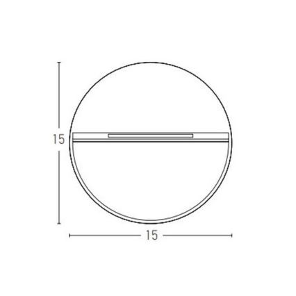 Zambelis E242-G - LED Oświetlenie schodowe zewnętrzne LED/6W/230V IP65 antracyt