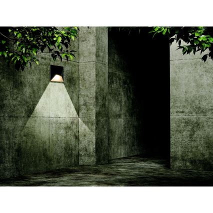 Zambelis E243 - LED Kinkiet zewnętrzny LED/7W/230V IP44 antracyt