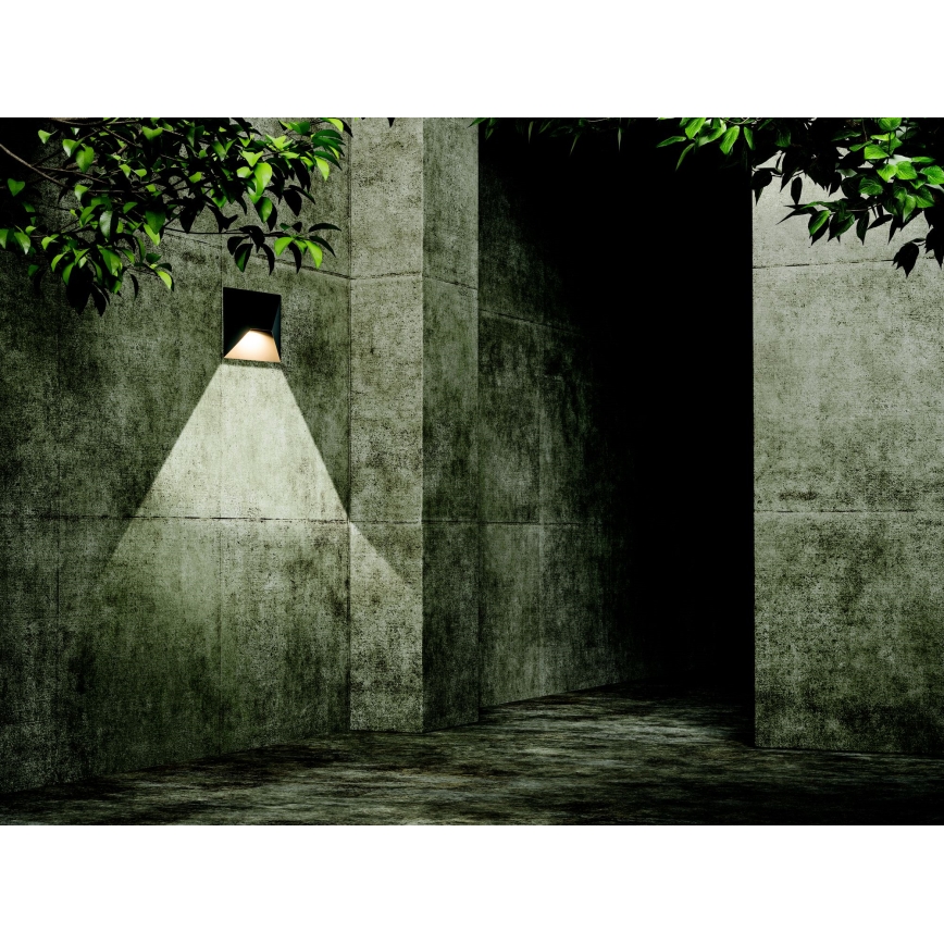 Zambelis E243 - LED Kinkiet zewnętrzny LED/7W/230V IP44 antracyt