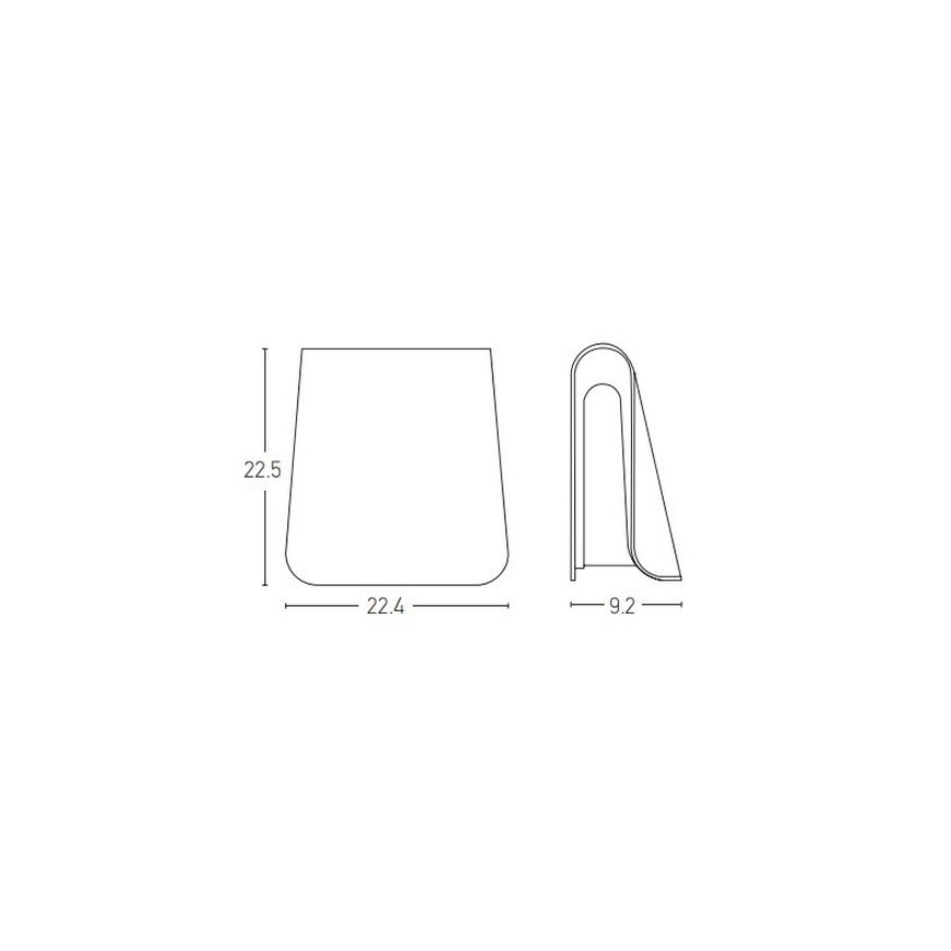 Zambelis E245 - LED zewnętrzna lampa ścienna LED/6W/230V IP54 antracyt