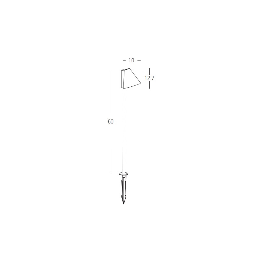 Zambelis E281 - Lampa zewnętrzna 1xGU10/20W/230V IP65 antracyt