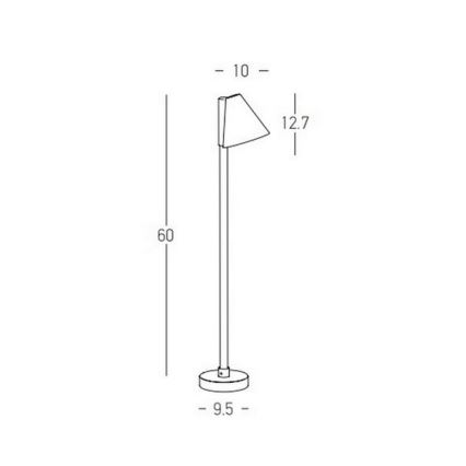 Zambelis E283 - LED Lampa zewnętrzna LED/6W/230V IP65 antracyt