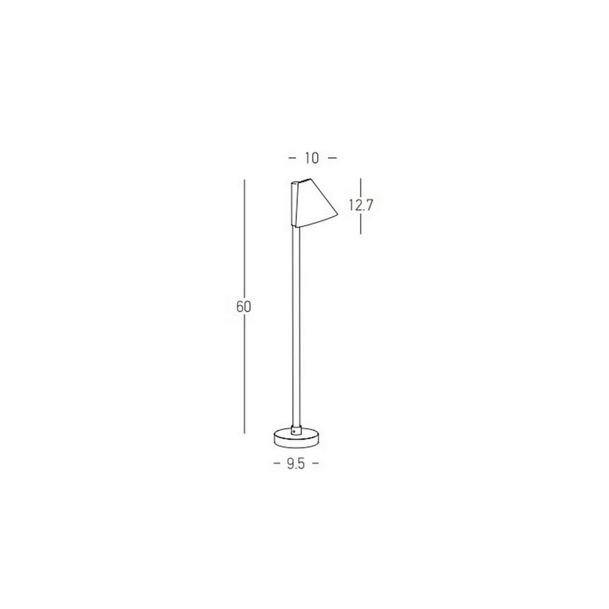 Zambelis E283 - LED Lampa zewnętrzna LED/6W/230V IP65 antracyt