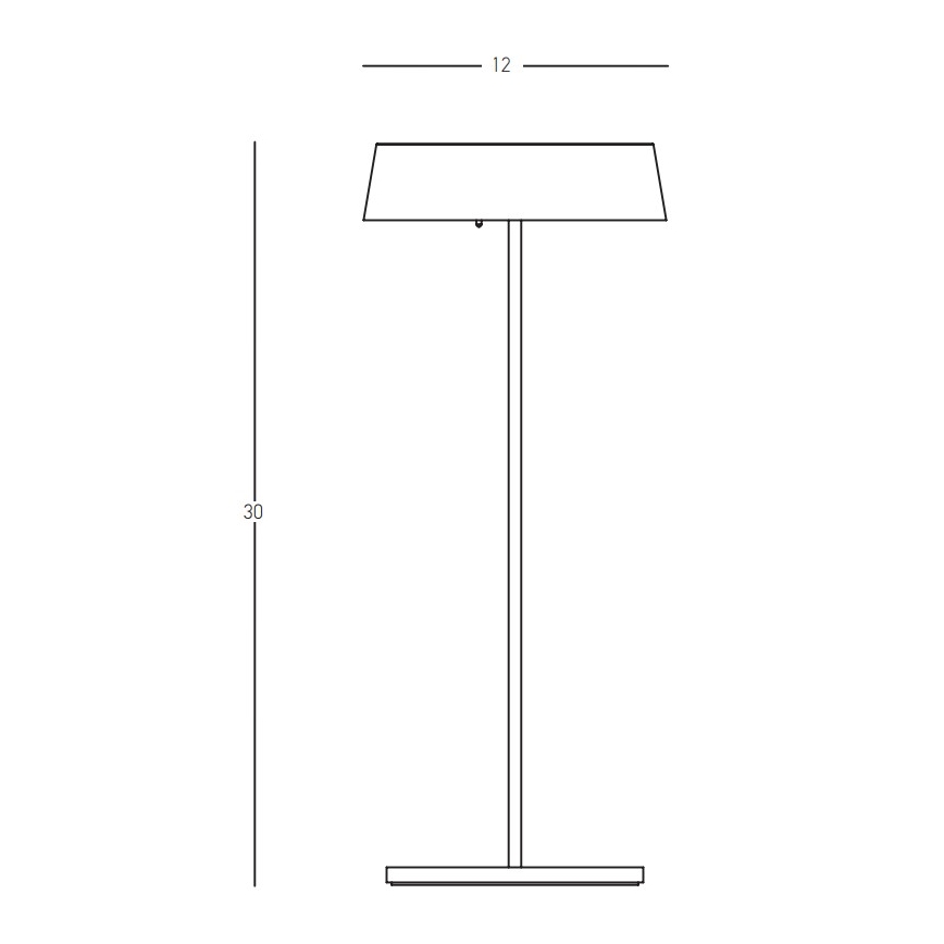 Zambelis E289 - LED Lampa zewnętrzna ściemnialna LED/2,2W/5V IP54 czarne