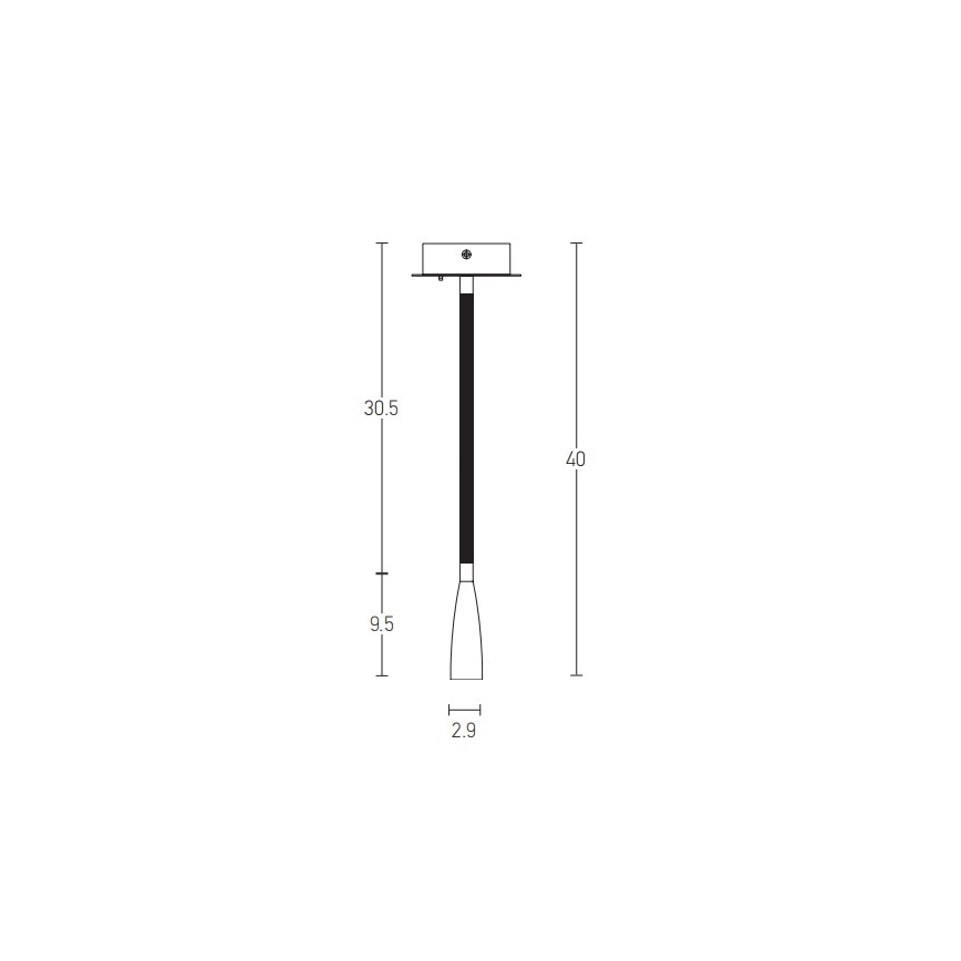 Zambelis H63 - LED Lampka ścienna LED/3W/230V mosiądz