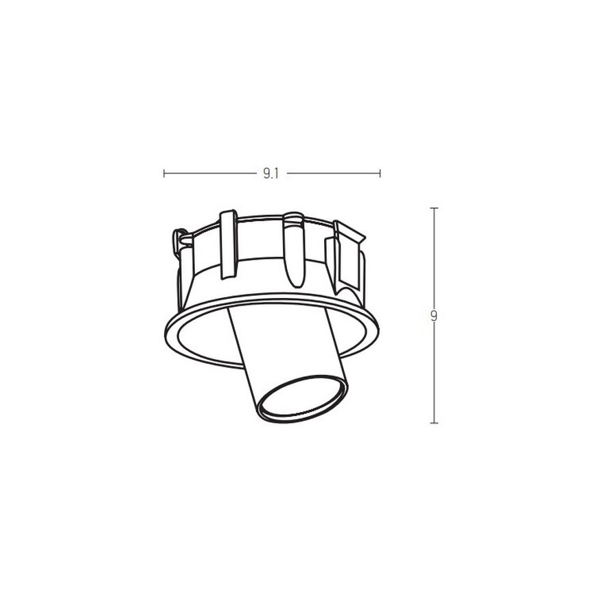 Zambelis Z11107-W - LED Oprawa wpuszczana LED/7W/230V CRI90 białe